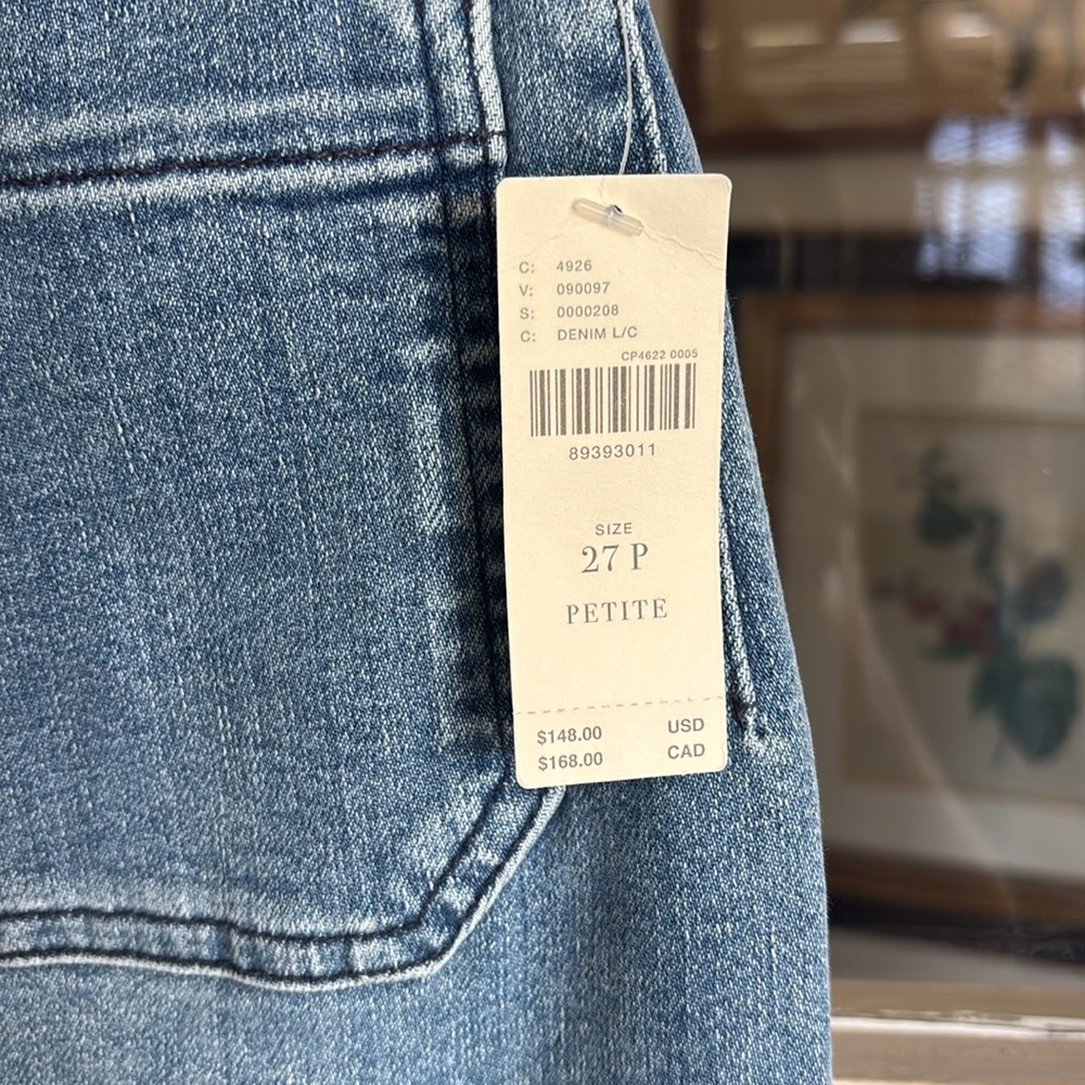 Maeve Blue Cropped Wide-Leg Jeans - Picture 2 of 9